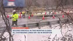 Repair efforts to go around the clock on I-80 east sinkhole News Clip