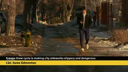 It's slip-and-slide season in Edmonton News Clip