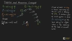Impulse and Momentum example 2 Instructional Video