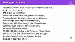 Exploring Act 1, Scene 1 of ‘Othello’ Instructional Video
