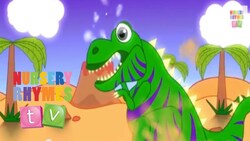 THE DINOSAUR SONG | New Nursery Rhymes | English Songs For Kids | Nursery Rhymes TV Instructional Video