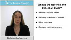 Auditing - What is the Revenue and Collection Cycle Instructional Video