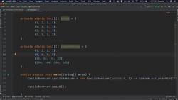 Java Multithreading and Parallel Programming Masterclass - Crushing Matrixes with Barriers Instructional Video