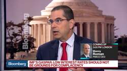 IMF's Gaspar: Low Interest Rates Shouldn’t Be Grounds for Complacency News Clip
