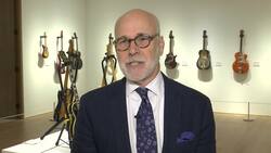 David Gilmour's Pink Floyd guitars at auction in NYC News Clip