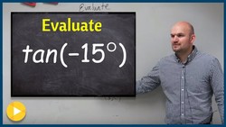 Evaluate tangent sum and difference formula Instructional Video