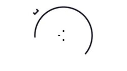 Maintenance Line Icon Animation with Alpha Stock Footage