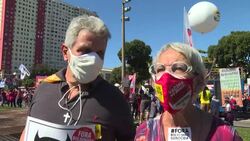 VOICED : Brasileños vuelven a la calle para pedir el 'impeachment' de Bolsonaro News Clip