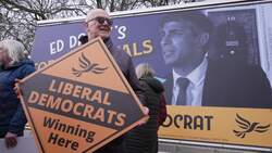 Lib Dem leader Ed Davey arrives in York for party's spring conference News Clip