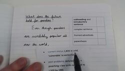 Writing the conclusion of a non-chronological report about pandas Instructional Video