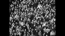 Chicago Bears' Sid Luckman throws record-setting seven touchdown passes in game against New York Giants News Clip