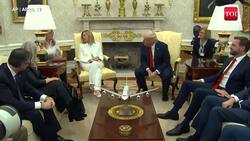 Meloni Interrupts Translator Mid-Press Conference To Answer Trump's Question | Watch News Clip