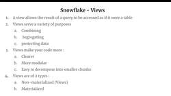 Snowflake - Build and Architect Data Pipelines Using AWS - Snowflake - Views, Materialized Views and Secure Views Instructional Video