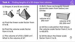 Using the scale factor for enlarging a volume Instructional Video