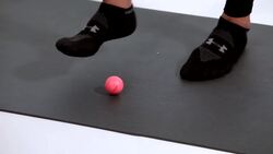 How to Foam Roll the Bottom of Feet Instructional Video