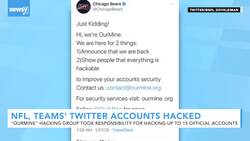 NFL And 15 Teams' Twitter Accounts Hacked News Clip