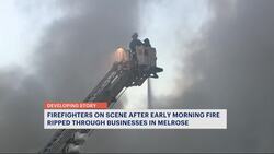 FDNY: Dunkin', other businesses affected by massive fire in Melrose News Clip