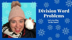 Division Word Problems: Winter Theme Instructional Video