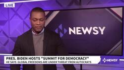Pres. Biden Calls On Leaders To End "Backward Slide" Of Democracy News Clip