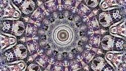 Round mandala pattern. Stock Footage