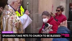 Catholic Spaniards Take Pets to Church for Blessing News Clip