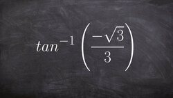 Evaluate for the inverse tangent using the unit circle Instructional Video