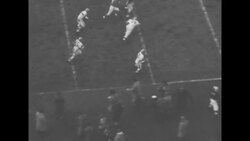 Browns defeat Lions; quarterback Otto Graham has part in many touchdowns; Ray Renfro, Darrel Brewster on field at Cleveland Stadium News Clip