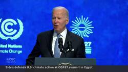 Biden reaffirms commitment to climate progress at COP27 News Clip