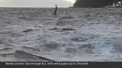 'Bomb cyclone' knocks out power, roads on B.C. coast News Clip