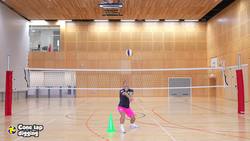 Volleyball - Cone tap digging Instructional Video