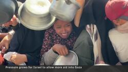 Israel pressured to let Gaza aid flow freely as attacks on Hamas intensify News Clip