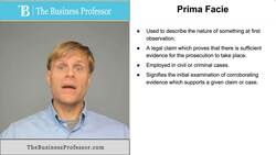 Prima Facie Instructional Video