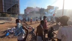 CLEAN : Sudan protesters brave security lockdown in anti-coup protests News Clip
