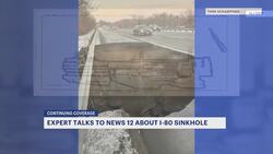 'It’s Swiss cheese underground.' expert says more damage possible from I-80 sinkhole News Clip