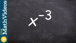 How do we simplify an expression by rewriting with a negative power Instructional Video