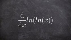 Find the double derivative of the natural logarithm Instructional Video