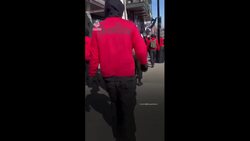 Man confronts neo-Nazis marching in Nashville News Clip