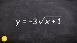Writing the transformations of a square root function Instructional Video