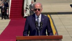 CLEAN : Biden lands in Israel on first Middle East tour as US president News Clip