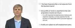 Sole Proprietorship Taxation Instructional Video
