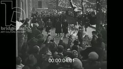crowds and Hitler Weltbuhne Berlin Stock Footage