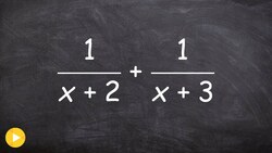 Adding and Subtracting Fractions from numbers to polynomials Instructional Video