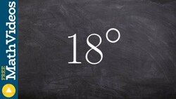 How do you convert from degrees to radians for an angle Instructional Video