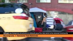 Residents of Vancouver tent city told structures will be removed News Clip