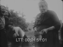 Belgium Family Life 1920s 17 Stock Footage