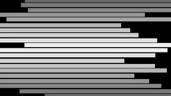Abstract black and white lines moving on horizontal motion background. Stock Footage