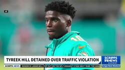 Tyreek Hill briefly detained over alleged traffic violation News Clip