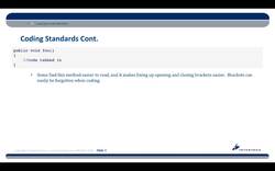 Complete Java SE 8 Developer Bootcamp - Coding Standards Instructional Video