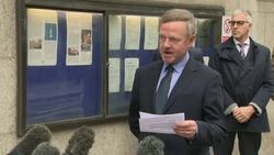 Shoreham piilot Andy Hill gives statement outside Old Bailey after acquittal News Clip