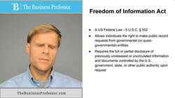 Freedom of Information Act (FOIA) Instructional Video